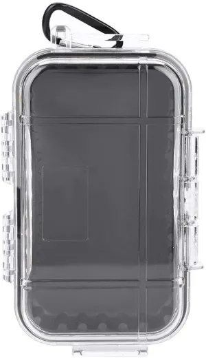 Waterproof Storage Case,Outdoor Survival Shockproof Waterproof Storage Case Airtight Carry Box Container(Transparent)