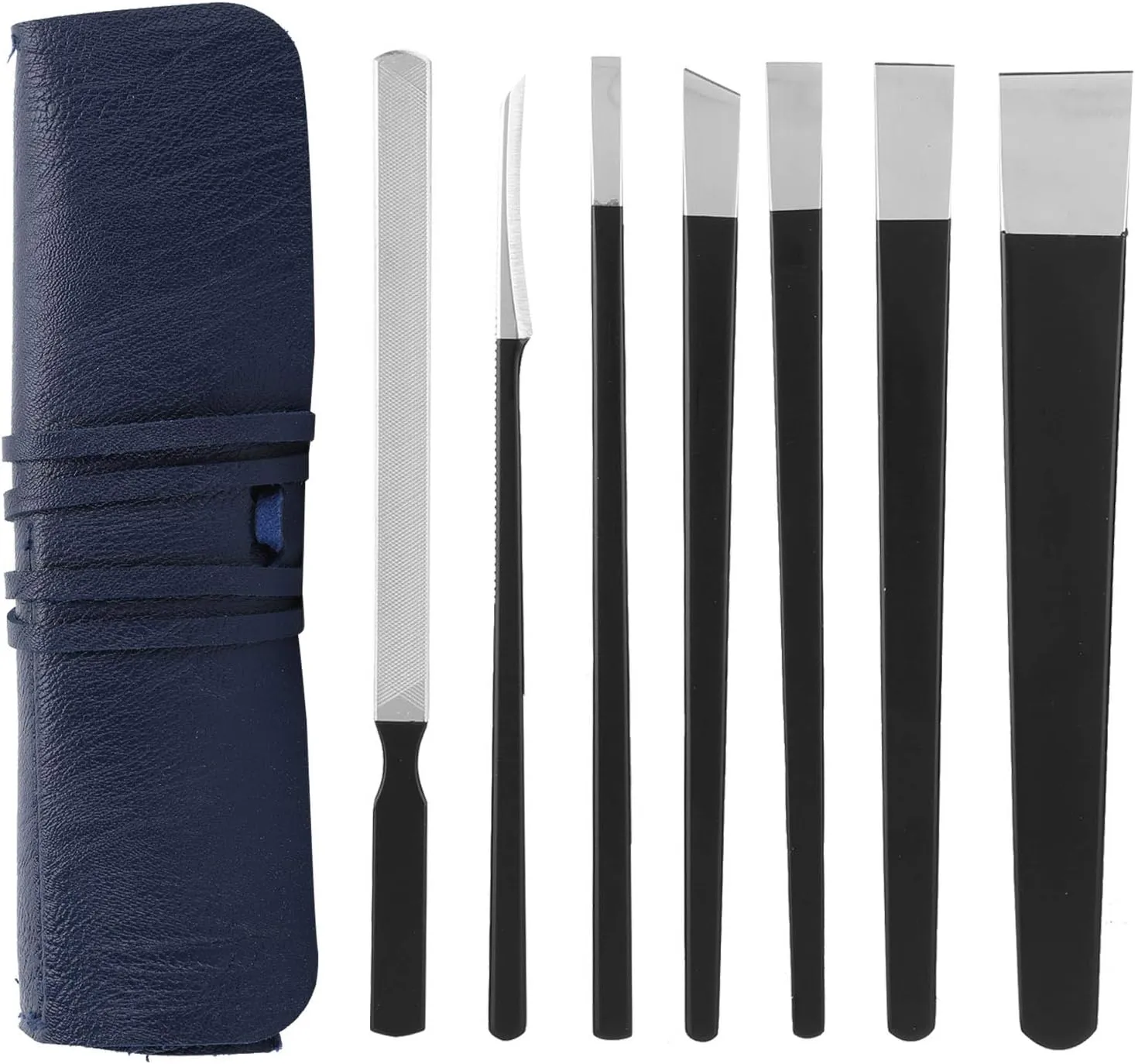 Watris Veiyi 7PCS Pedicure Knife Set, Ingrown Toenail Removal Kit, Pedicure Callus Shaver Tools, Professional Foot Scraper, Steel Foot Care for Dead Skin Corn Foot Remover Foot File Rasp (7in)