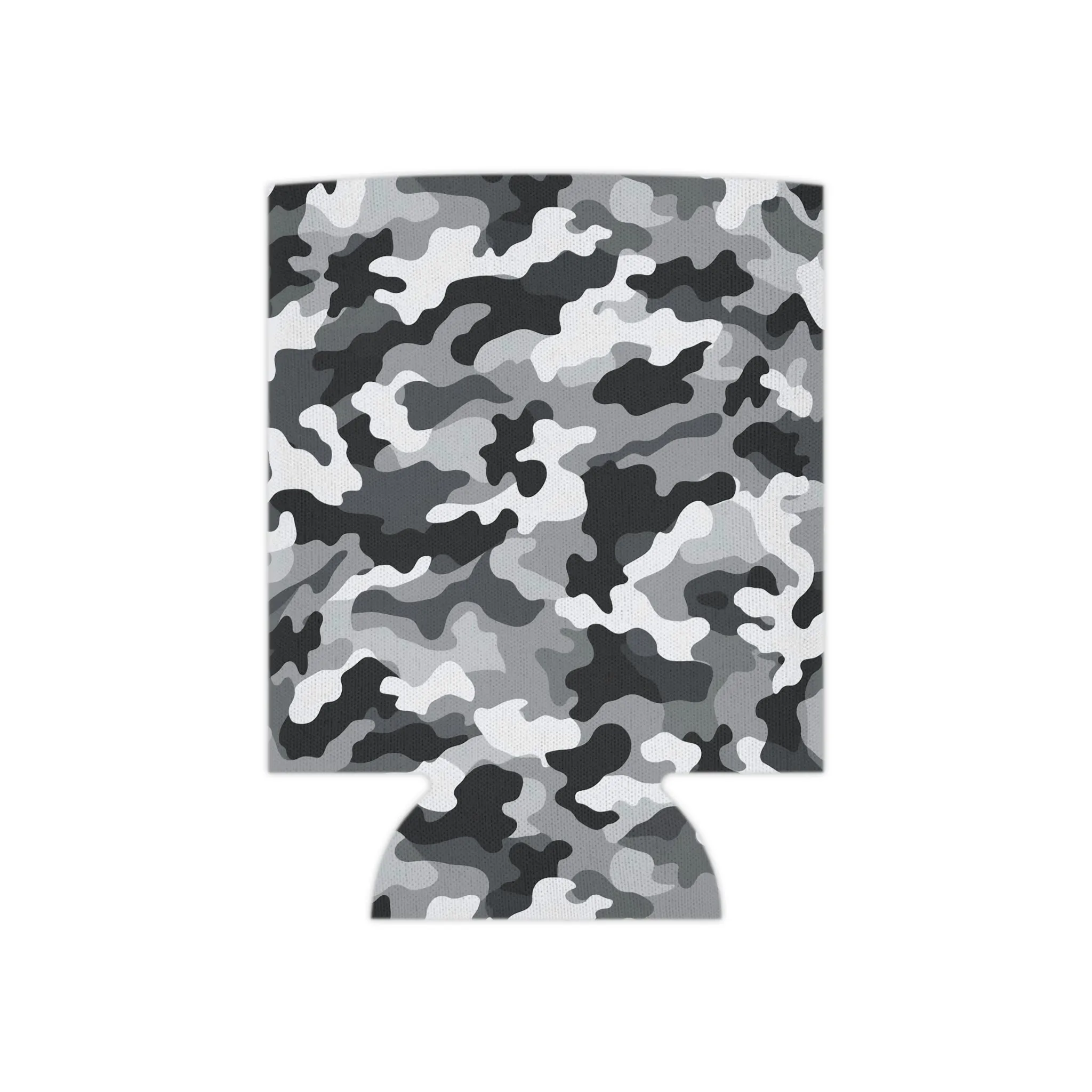 White Camo Can Cooler
