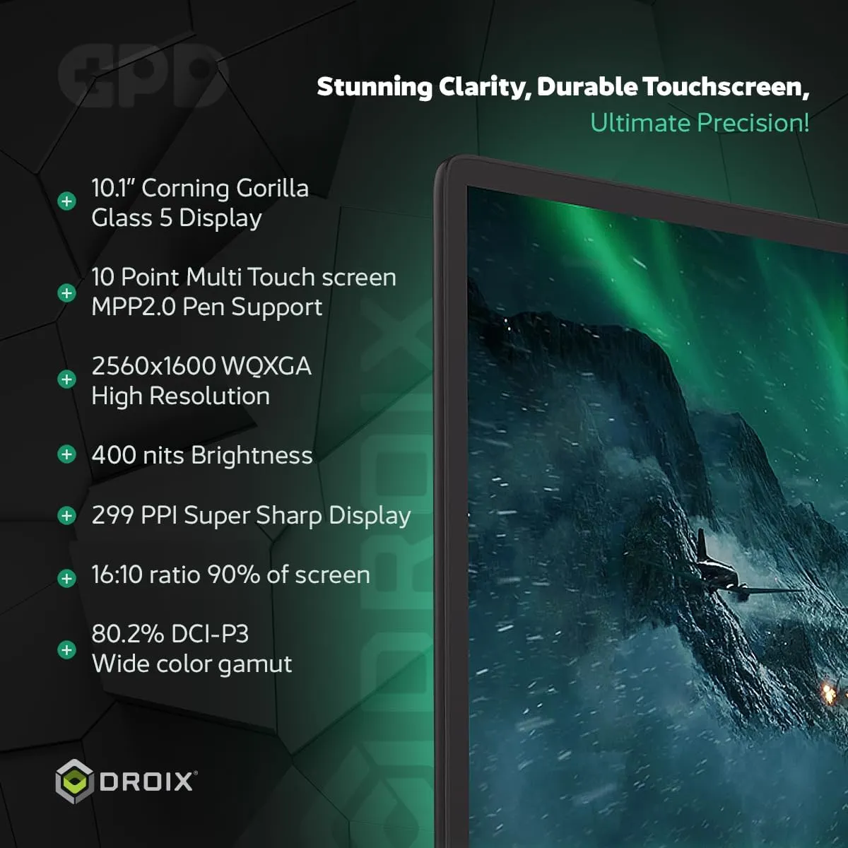 Win MAX 2 2025 Handheld Gaming PC with AMD Ryzen 7 8840U, Radeon 780M GPU, 32GB RAM, 1TB SSD, OcuLink, 10.1" IPS Display, Gaming Controls, Keyboard and touchpad