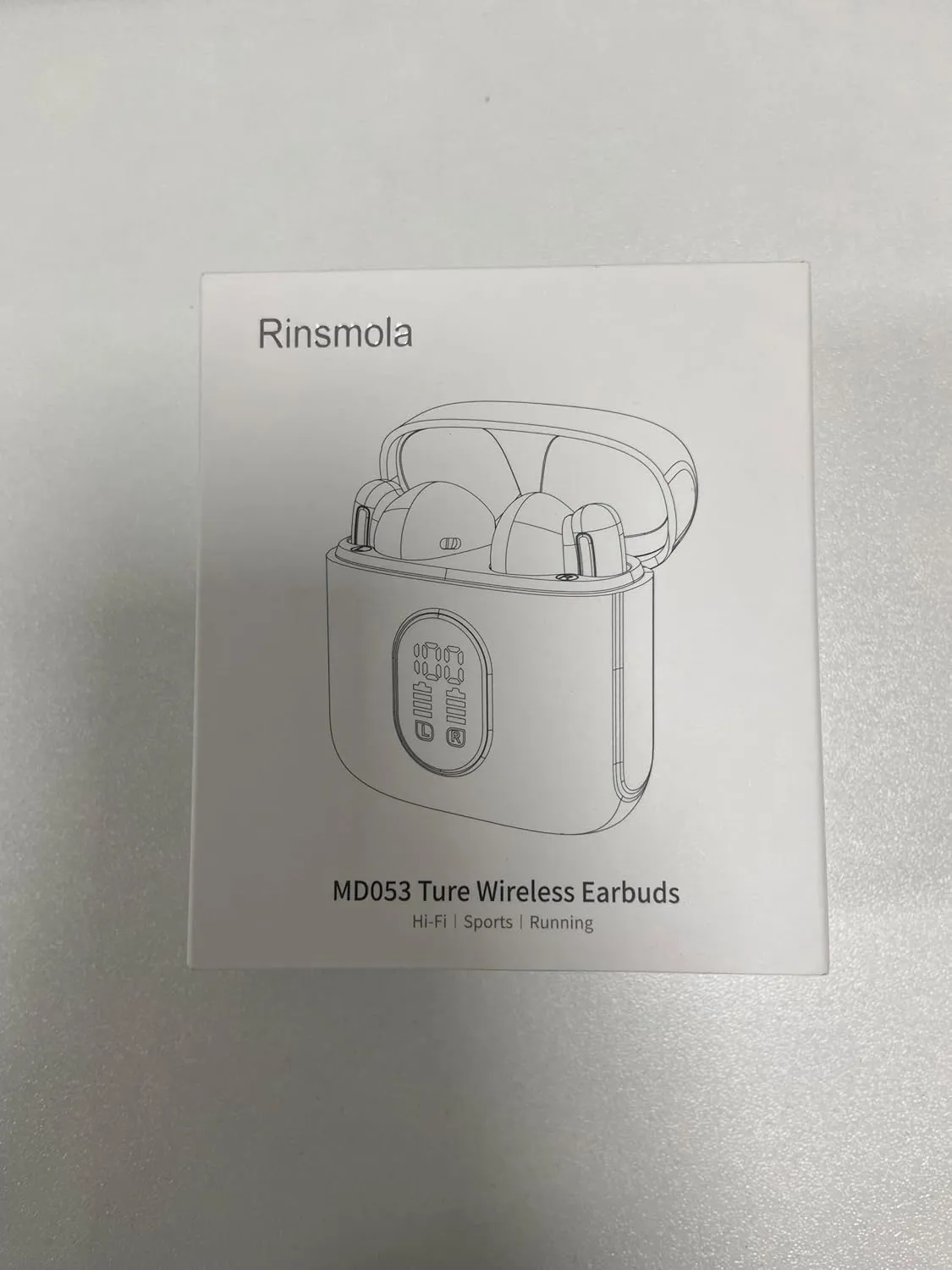 Wireless Earbuds Bluetooth Earbuds Hi-Fi Stereo, 2024 Ear Buds with 4 ENC Mics, 3g Mini Bluetooth Headphones in Ear, 30H USB-C LED Charging Case, IP7 Waterproof Wireless Earphones for Android iOS