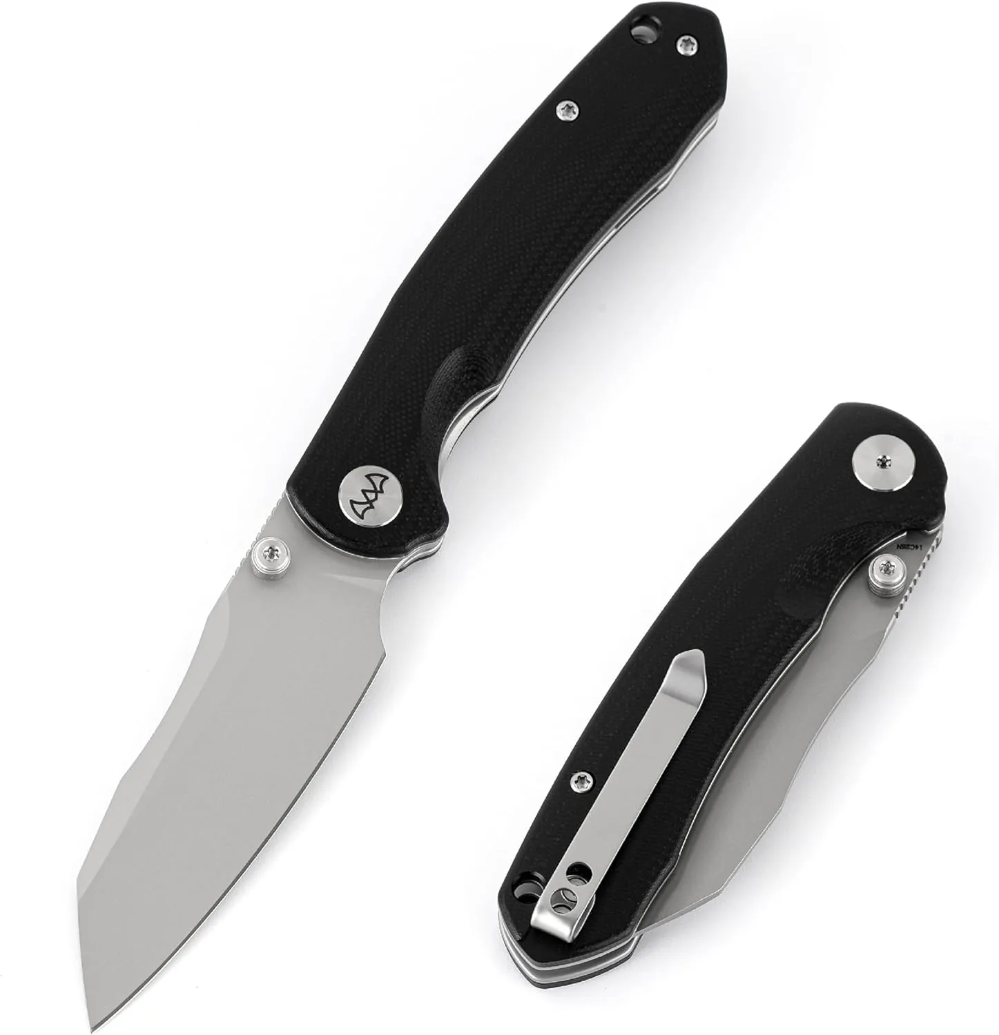 WIXCO Folding Knife Pocket Knife Tactical Survival Knife G10 Handle,Outdoor Hunting Camping Accessories Gear