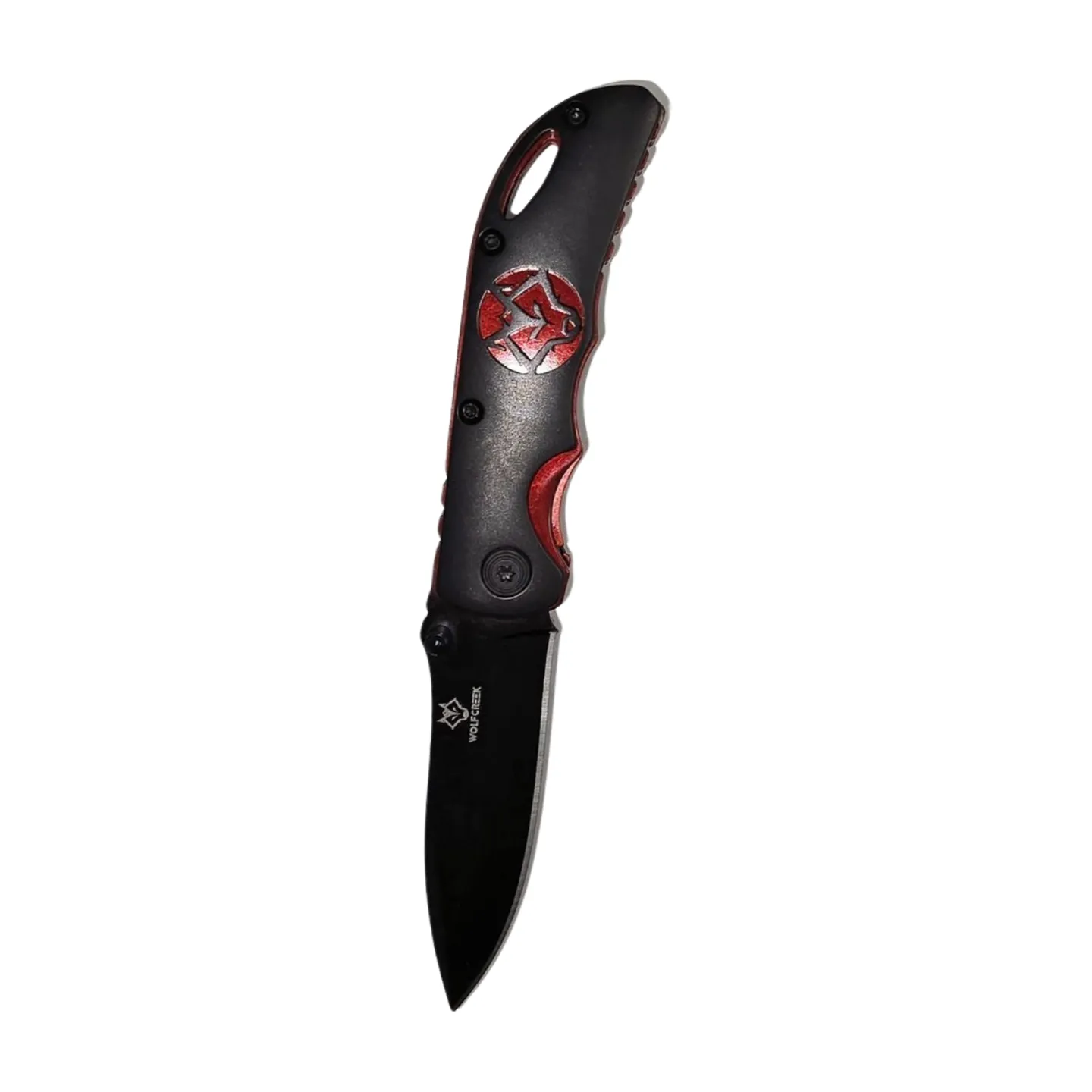 Wolf Creek Red Pocket Knife