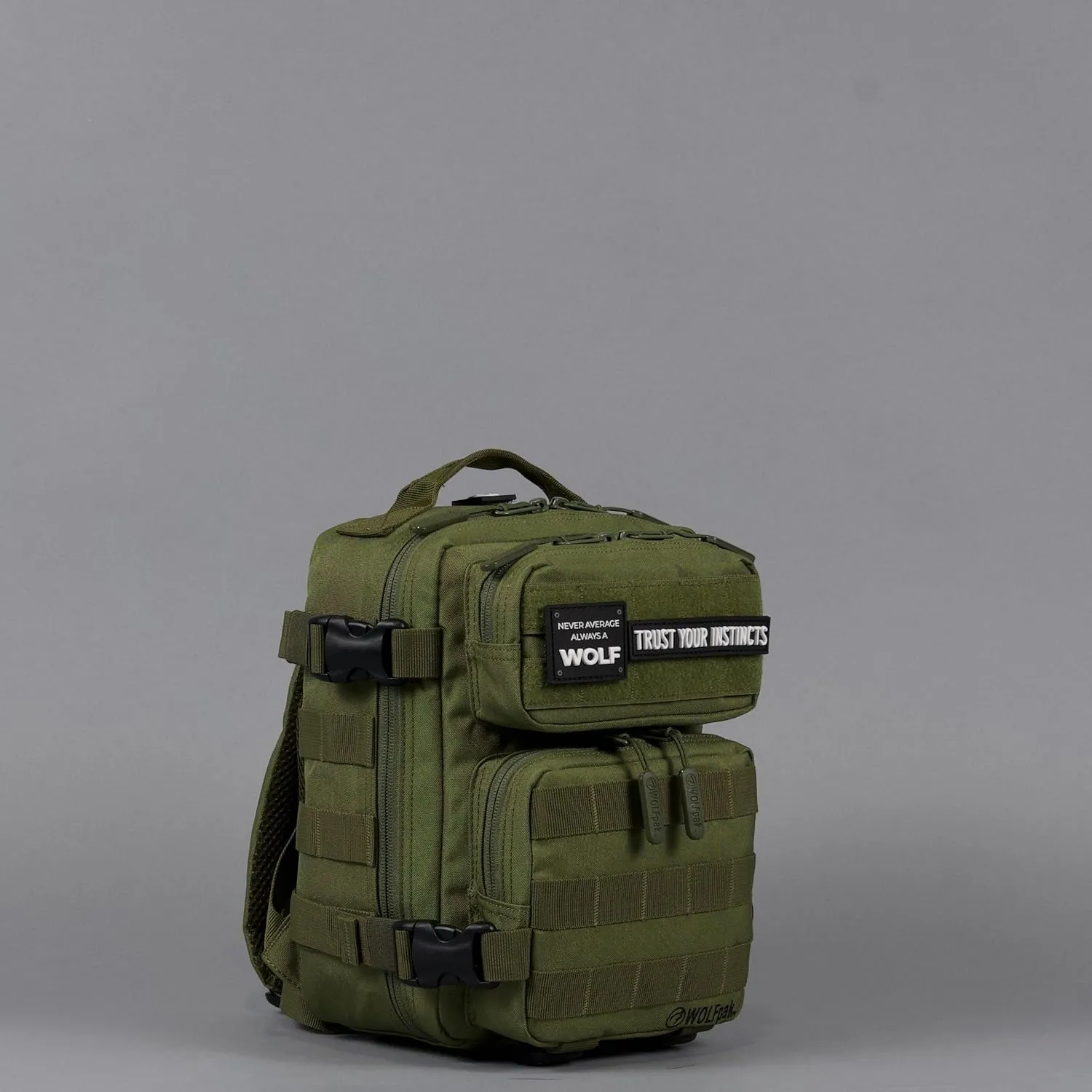 WOLFpak 9L Backpack Mini (OD Green) – 9L EDC Daypack, Compact & Water-Resistant Bag for Gym, Hiking, Commuting