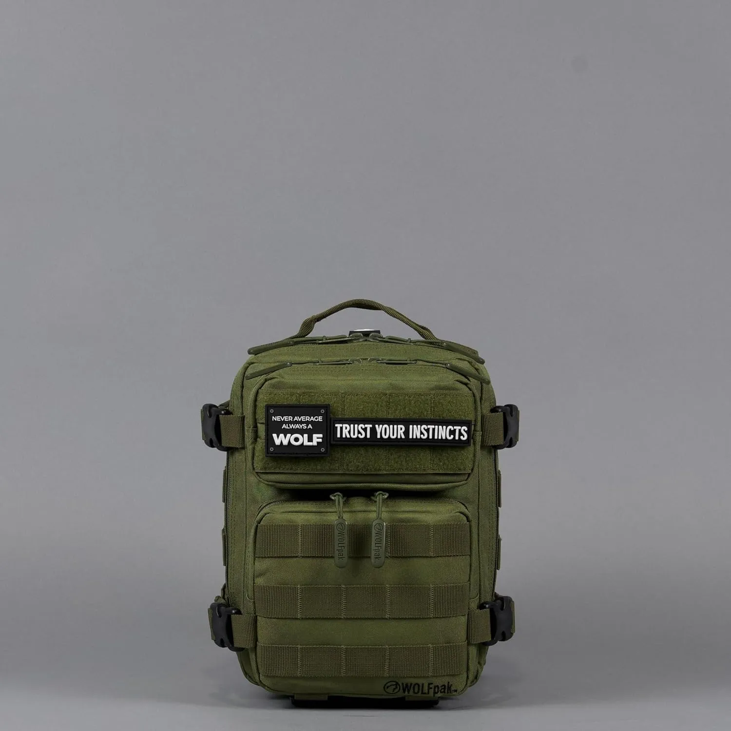 WOLFpak 9L Backpack Mini (OD Green) – 9L EDC Daypack, Compact & Water-Resistant Bag for Gym, Hiking, Commuting