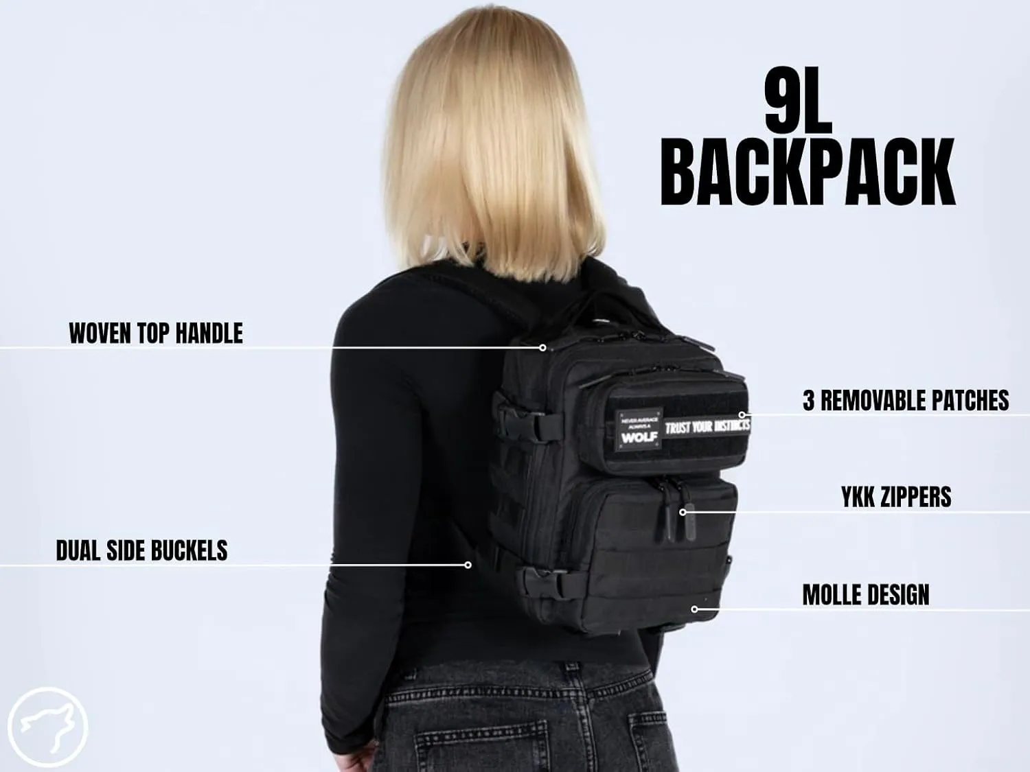 WOLFpak 9L Backpack Mini (Voodoo Aqua)