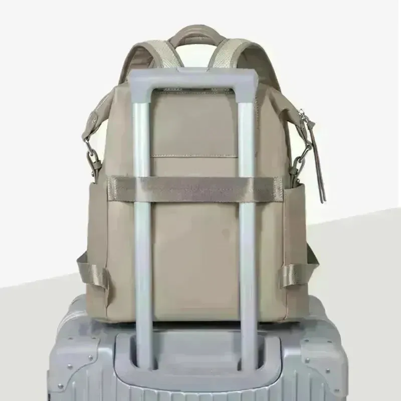 Women's Casual Backpack With Hand-hold Design Lightweight And Waterproof Commuting Travel Computer Bag Large Capacity Handbag