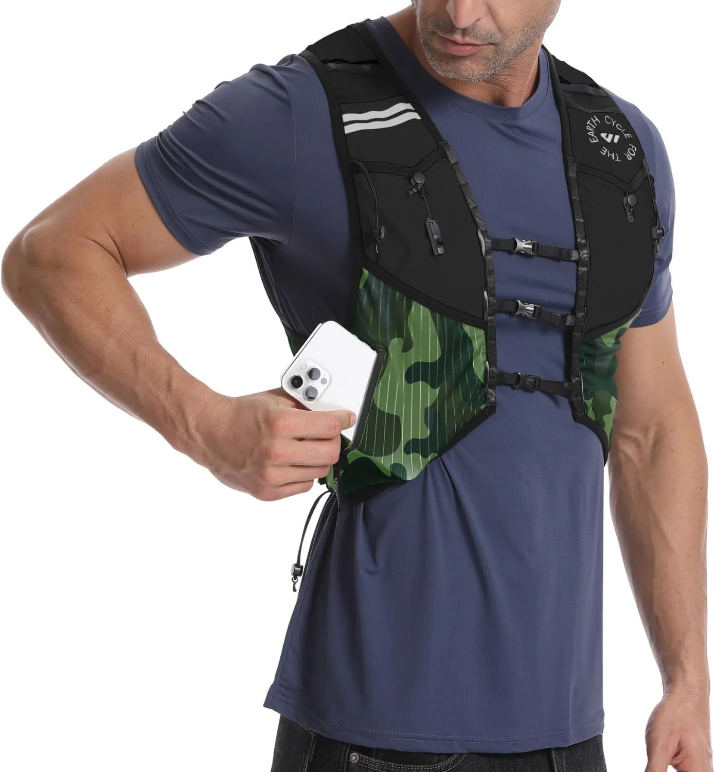 Wulibike Running Hydration Vest for Women Men,Water Backpack Lightweight Quick-Drying with Pockets for Trail Hiking Biking