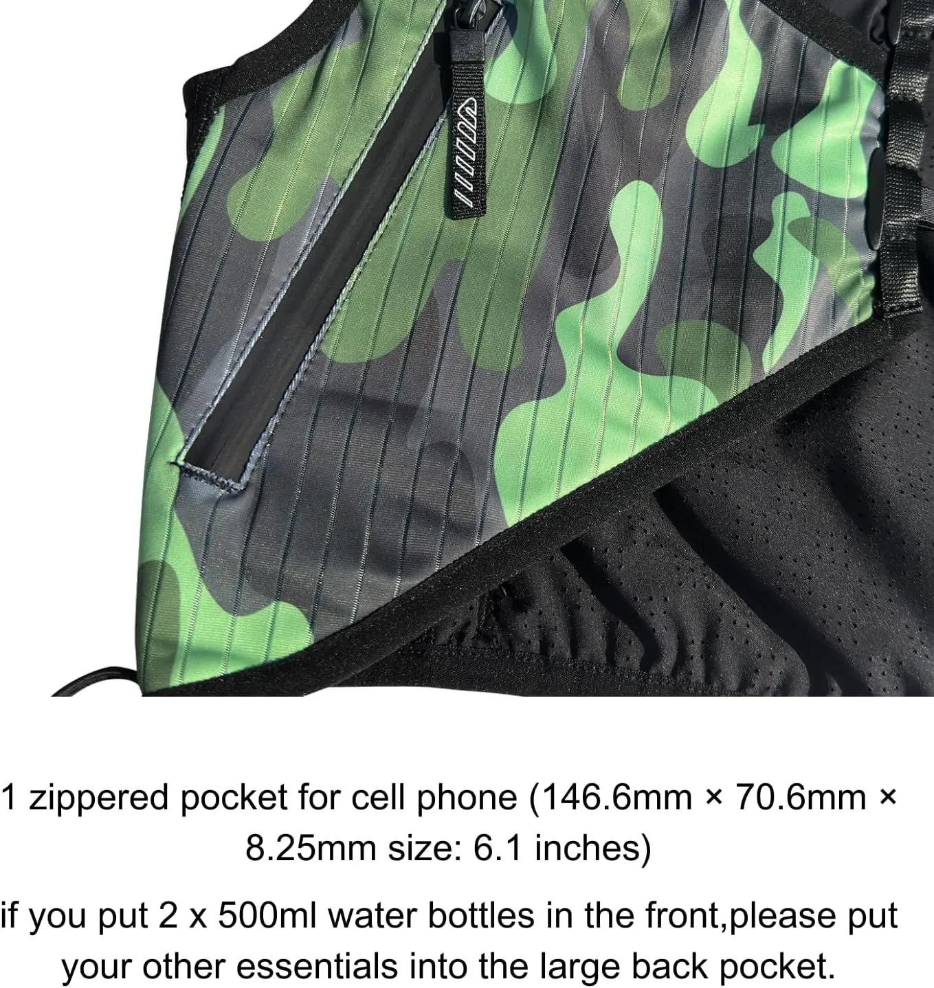 Wulibike Running Hydration Vest for Women Men,Water Backpack Lightweight Quick-Drying with Pockets for Trail Hiking Biking