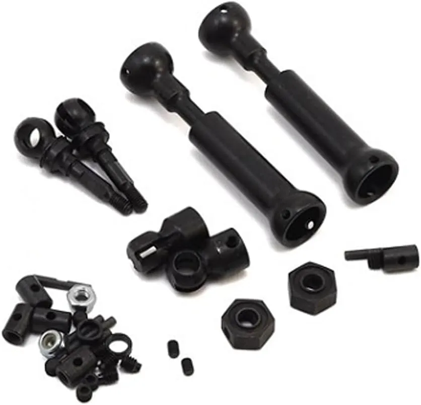 X-Duty CVD Drive Kit Front CVD Drive Shaft Heavy Duty Axis Replacement Parts Compatible with 1/10 RC Cars Traxxas Slash Rustler Stampede Hoss VXL 4X4 Platinum Ultimate Update Parts 18150