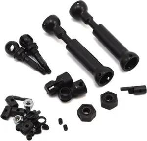 X-Duty CVD Drive Kit Front CVD Drive Shaft Heavy Duty Axis Replacement Parts Compatible with 1/10 RC Cars Traxxas Slash Rustler Stampede Hoss VXL 4X4 Platinum Ultimate Update Parts 18150