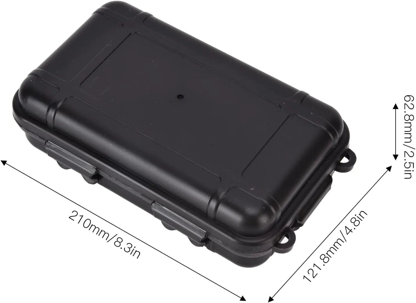XPSSJMU Anti Pressure Shockproof Box Plastic Dry Storage Box Compact Waterproof Hand Tool Storage Boxes with Foam for Outdoor Camping Wilderness Survival