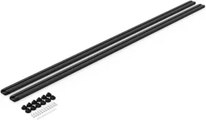 Yakima HD Track 54 Inch Car Roof Top Custom Rack Mounting Applications with CapNuts for Skyline, Overhaul HD, and Outpost HD Systems, Black