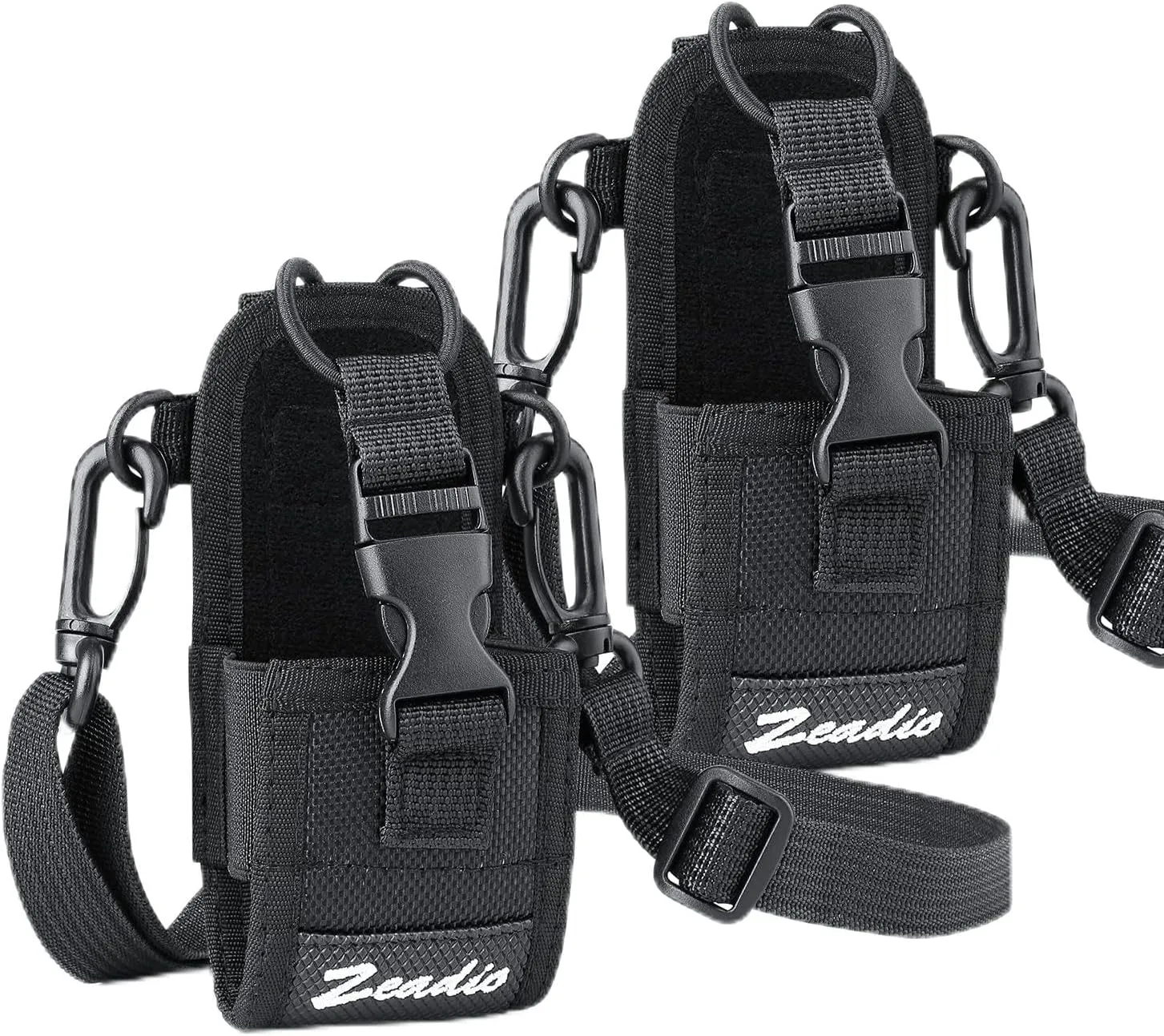 Zeadio Versatile Pouch Case Holder for GPS Phone Two Way Radio ZNC-D, Pack of 2