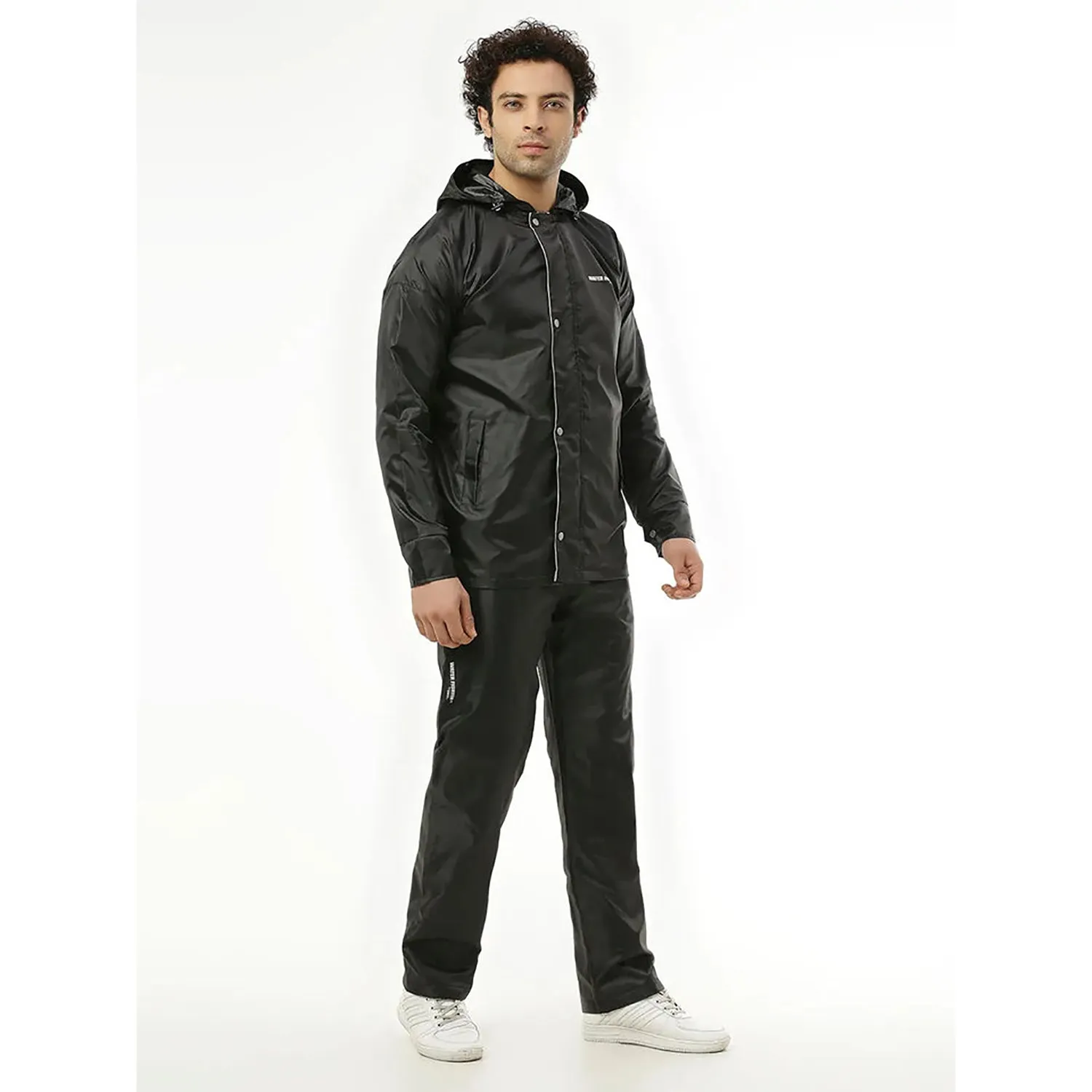 Zeel WF1021 Men’s Waterproof Rain Suit Set – Lightweight Raincoat Jacket & Pant for Monsoon Protection