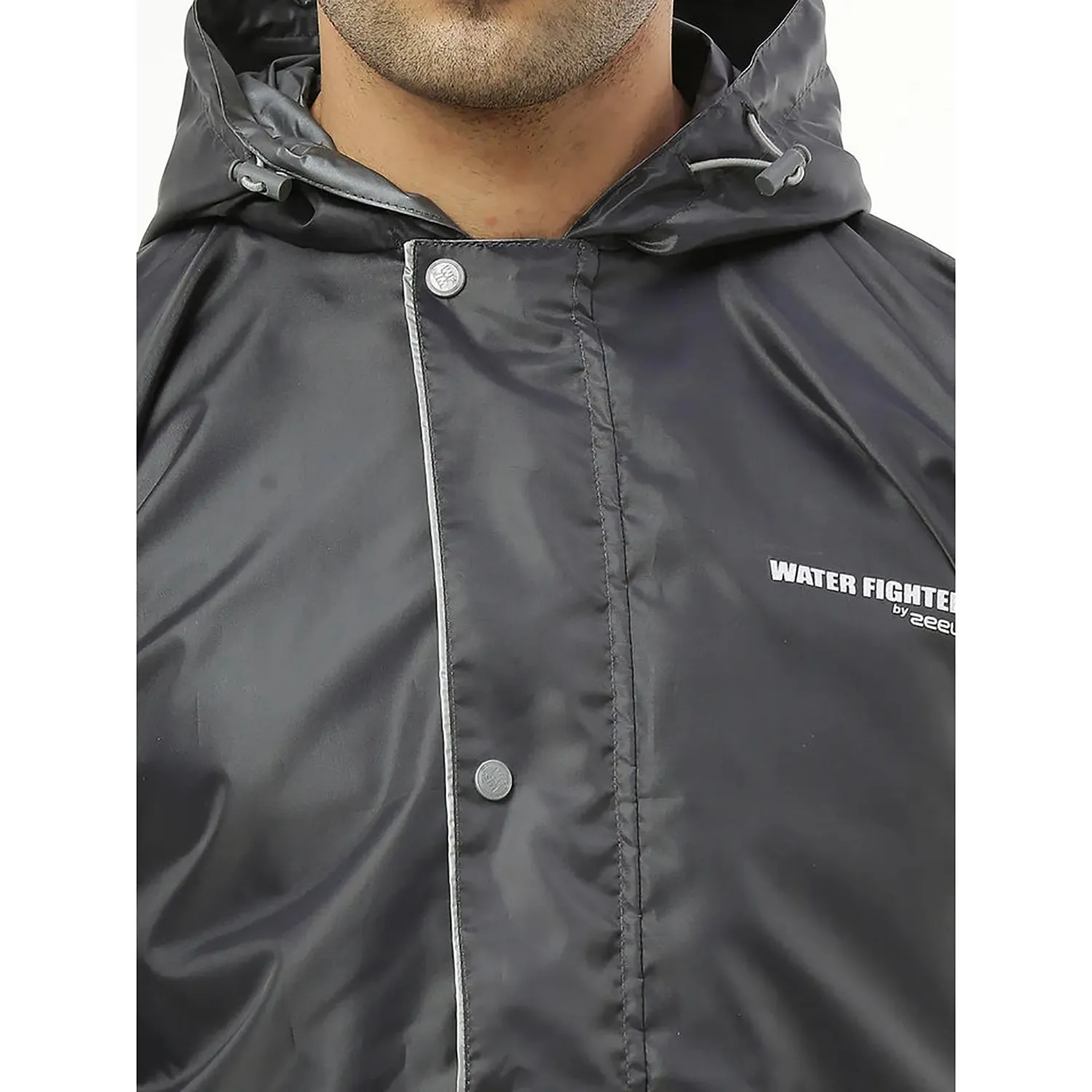 Zeel WF1021 Men’s Waterproof Rain Suit Set – Lightweight Raincoat Jacket & Pant for Monsoon Protection