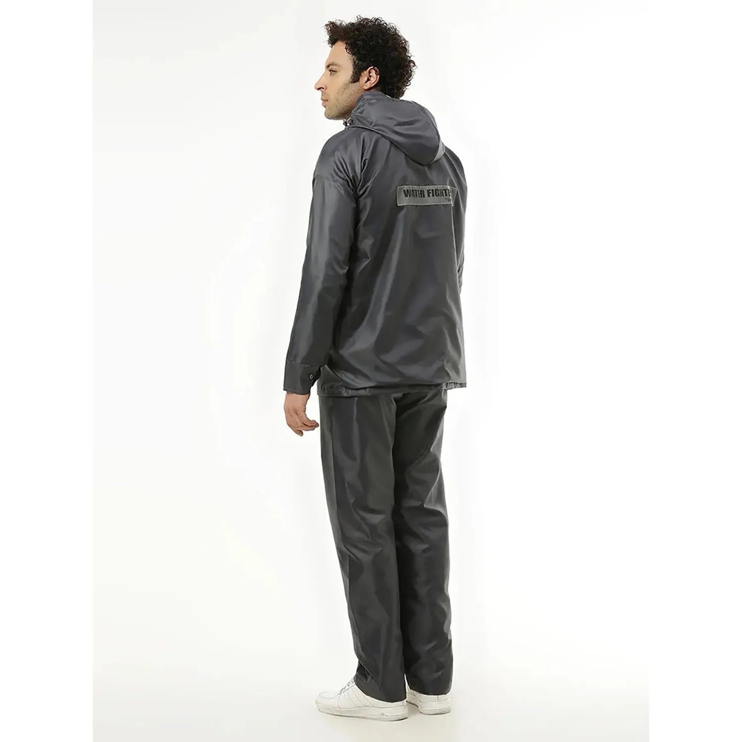 Zeel WF1021 Men’s Waterproof Rain Suit Set – Lightweight Raincoat Jacket & Pant for Monsoon Protection
