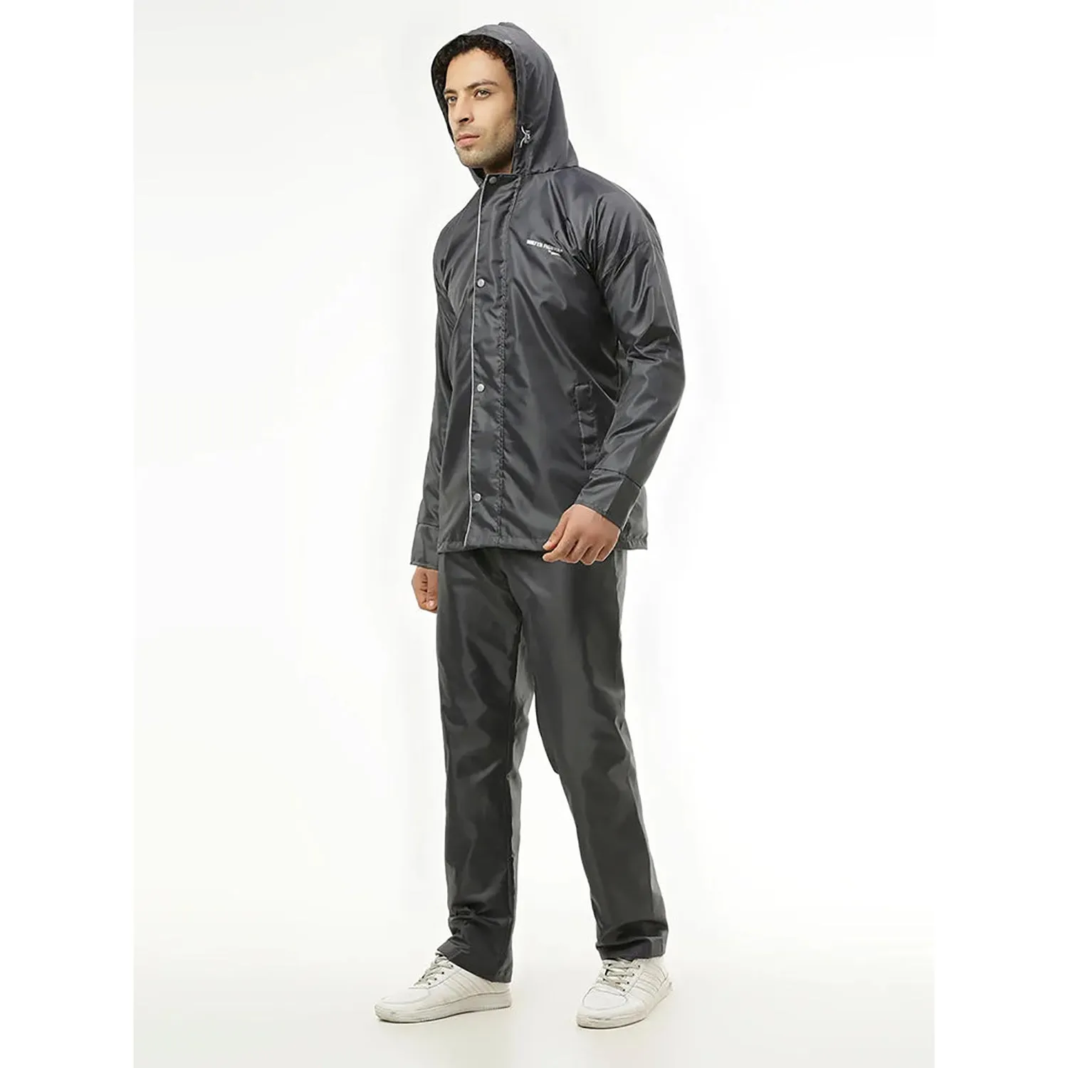 Zeel WF1021 Men’s Waterproof Rain Suit Set – Lightweight Raincoat Jacket & Pant for Monsoon Protection