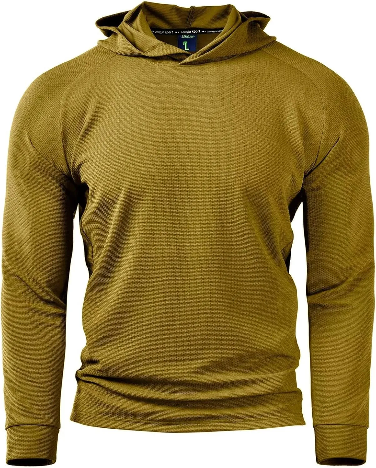 Zengjo Mens Pullover Hoodie Athletic Lightweight Hooded Workout Sweatshirt Moisture Wicking